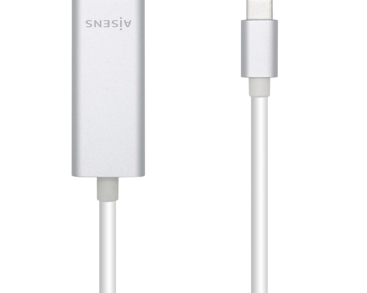 Alternative view of Adaptador AISENS USB-C a RJ45 15cm Plata (A109-0505)