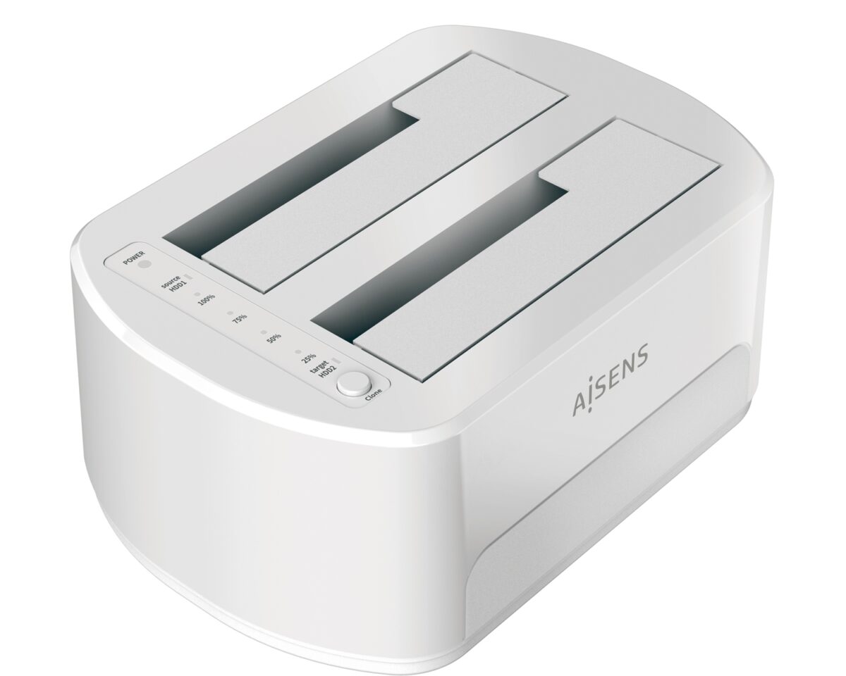 Alternative view of Dock AISENS USB 3.0 SATA 2.5"/3.5" Blanco (ASDS-D02W)