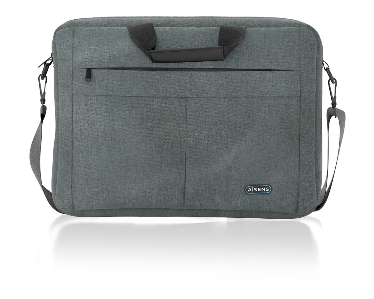 Alternative view of Maletín AISENS Poliéster 15.6" Gris (ASBG-BC025-GR)