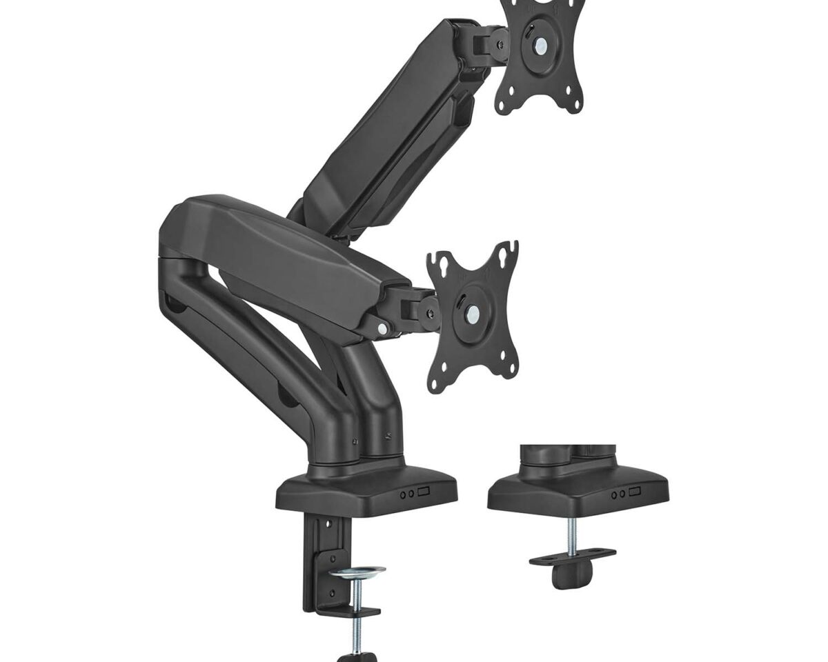 Alternative view of Soporte Mesa AISENS 2 Brazos 17-32" Negro (DT32TSR-221)