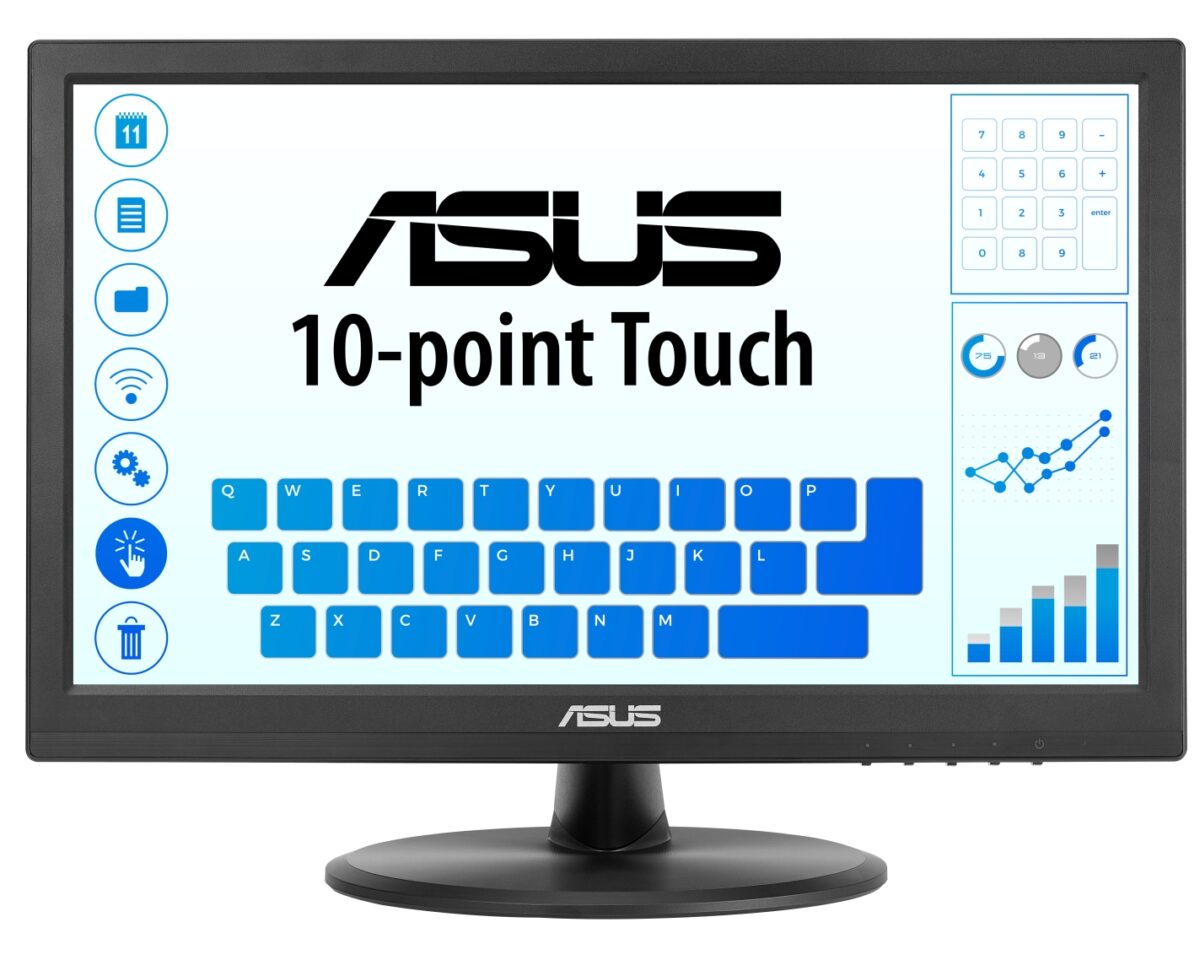 Alternative view of Monitor ASUS VT169HE 16" FHD Táctil (90LM09V1-B01170)