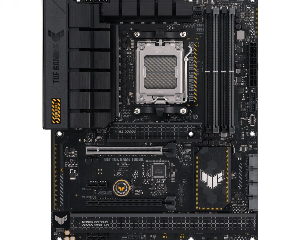 Alternative view of ASUS TUF GAMING B650-PLUS:(AM5) 4DDR5 DP HDMI RJ45 ATX