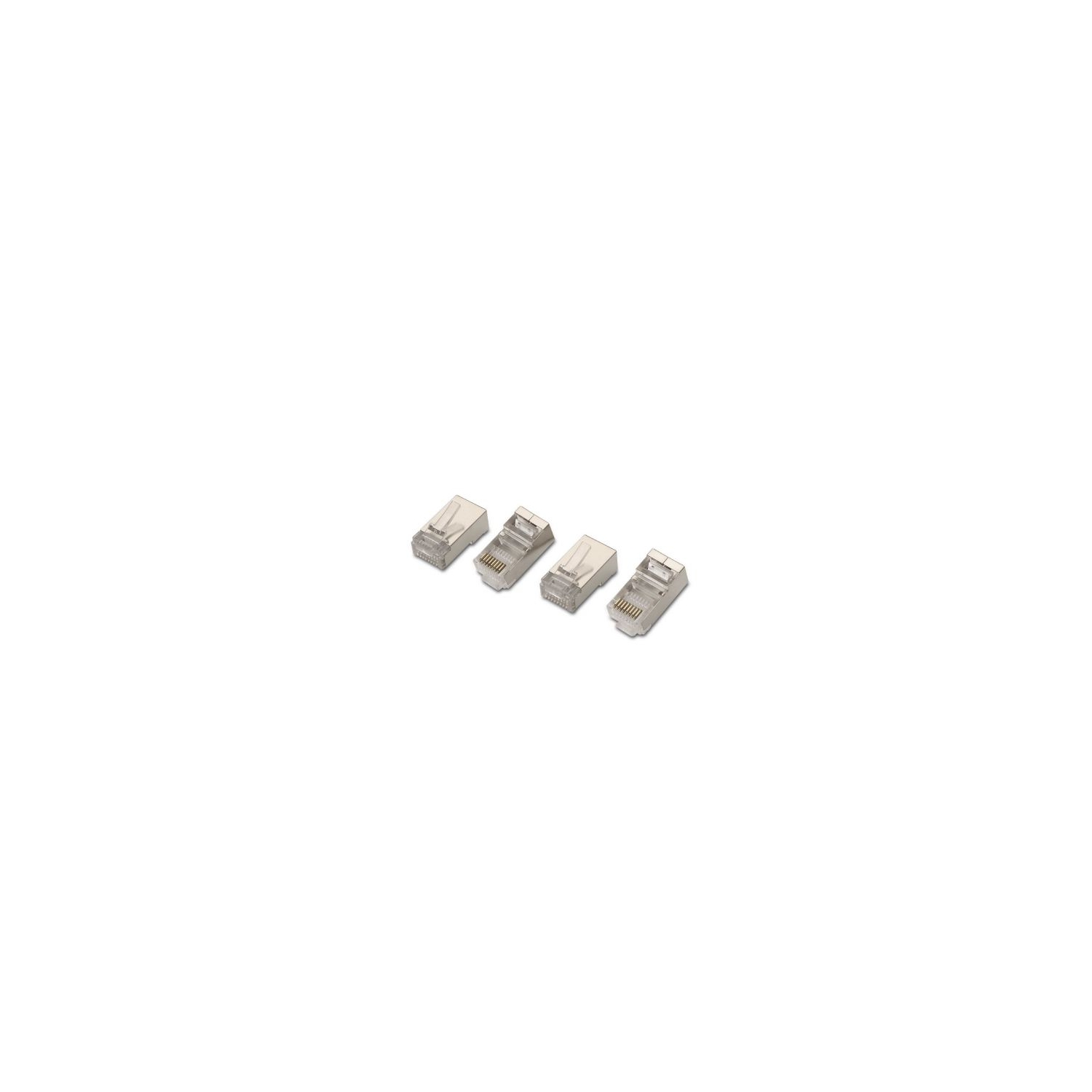 Conector AISENS RJ45 Cat.6 FTP 10 Un Acero (A139-0298) - Imagen 2