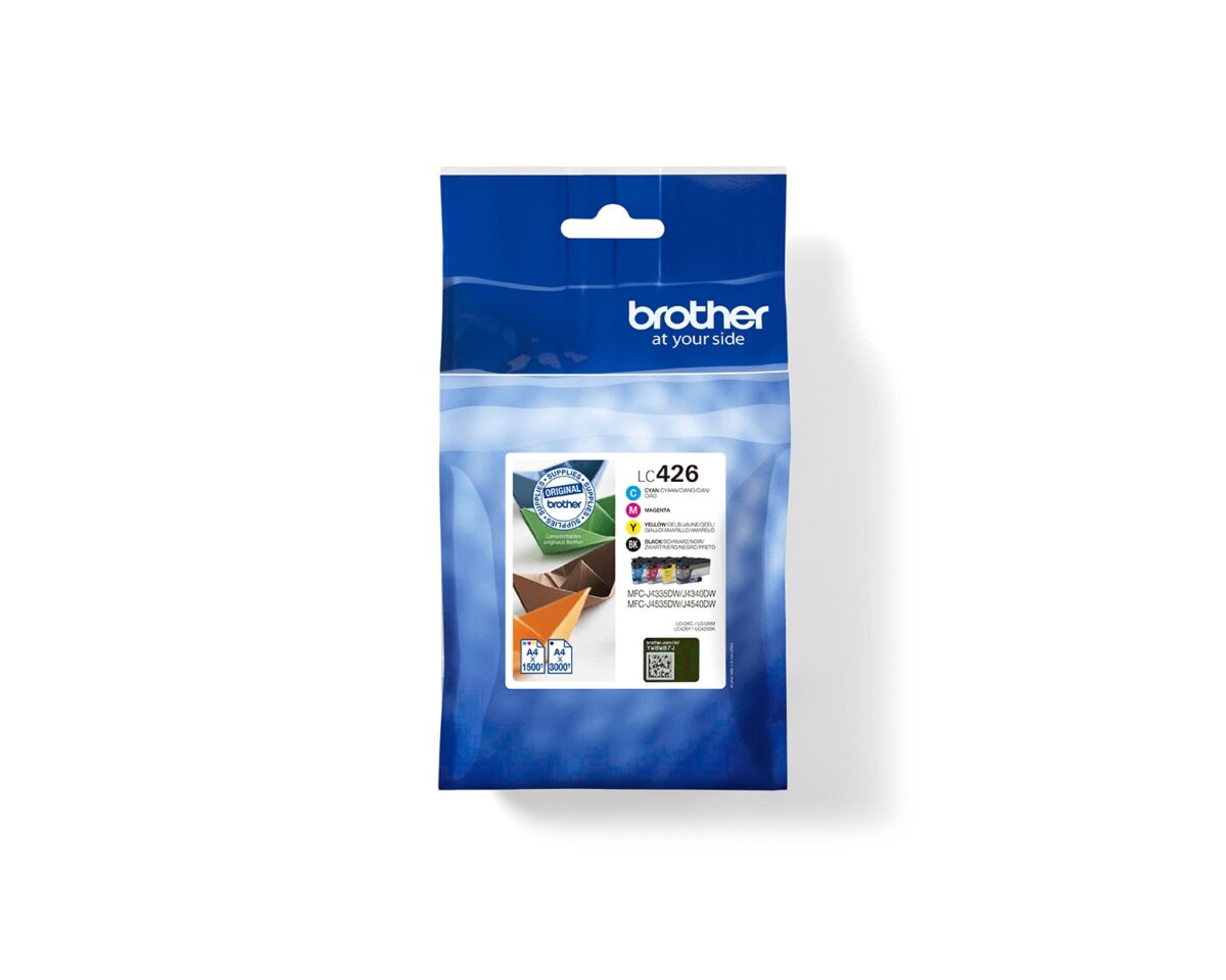 Alternative view of Tinta Brother Pack Negro/Color 3000/1500 pág (LC426VAL)