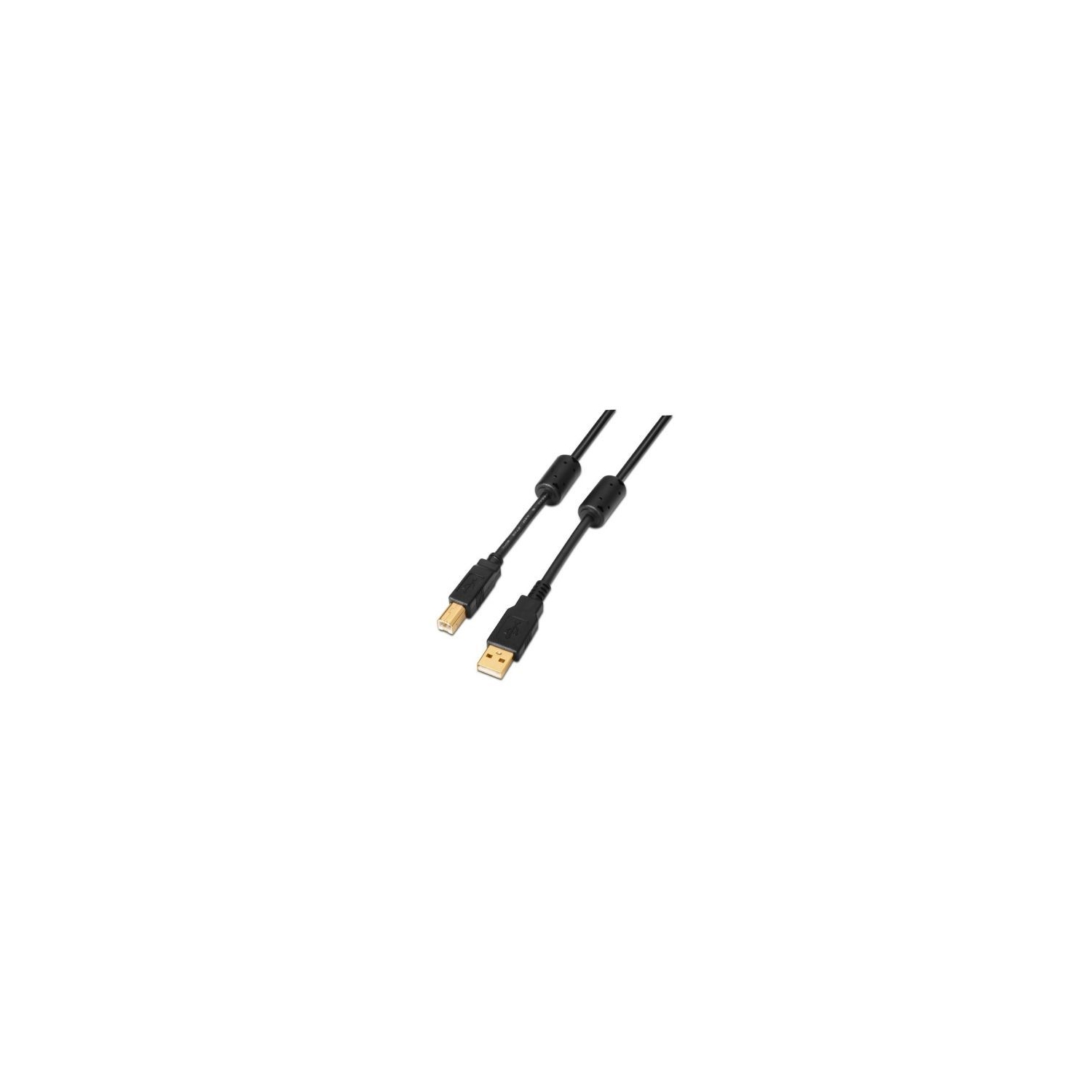 Cable AISENS USB-A/M a USB-B/M 3m Negro (A101-0010) - Imagen 2
