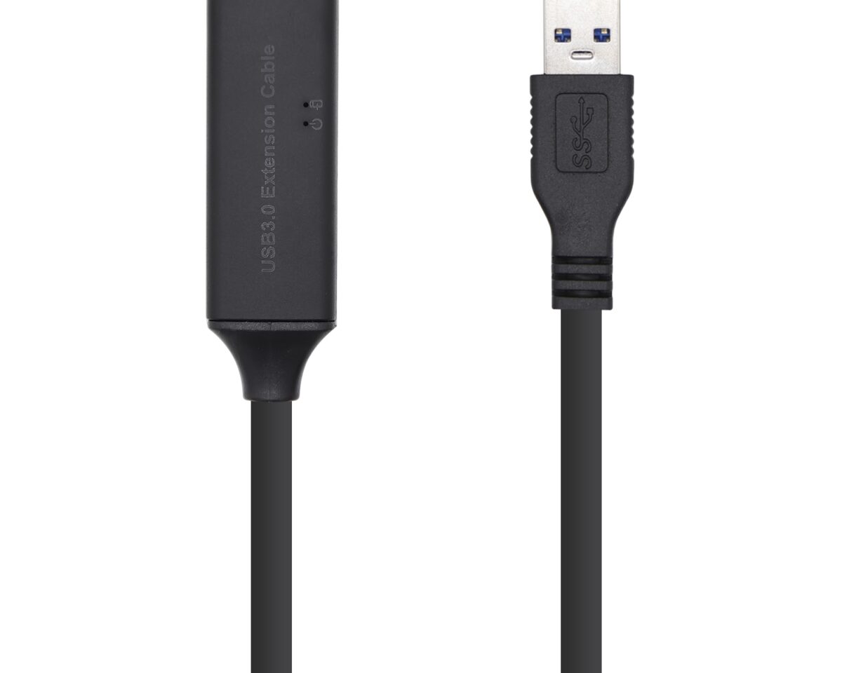 Alternative view of Cable AISENS USB-A/M a USB-A/H 15m Negro (A105-0409)