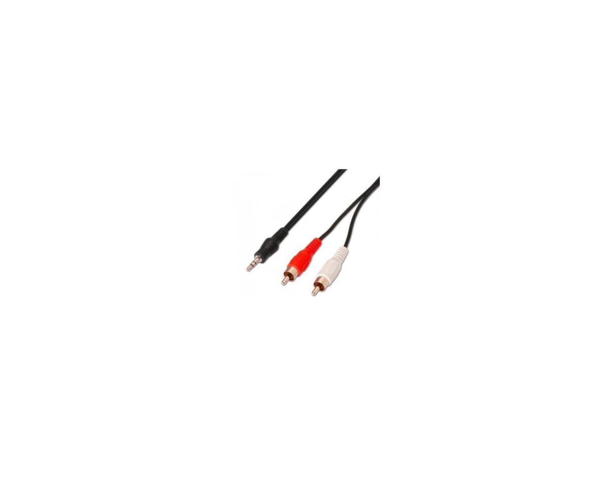 Alternative view of Cable AISENS AUDIO Jack 3.5/M-2XRCA/M Negro (A128-0147)