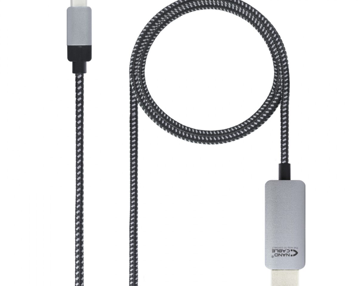 Alternative view of Nanocable USB-C/M a HDMI/M 3m Negro (10.15.5103)