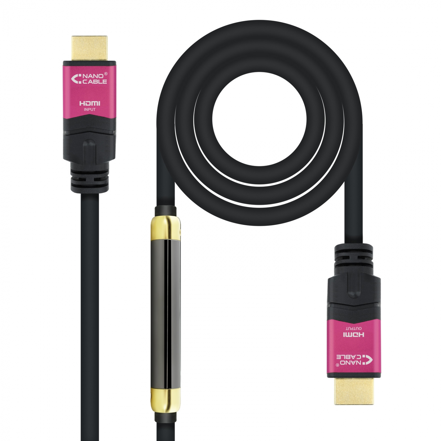 Nanocable HDMI A/M a HDMI A/M 30m Negro (10.15.3730) - Imagen 2