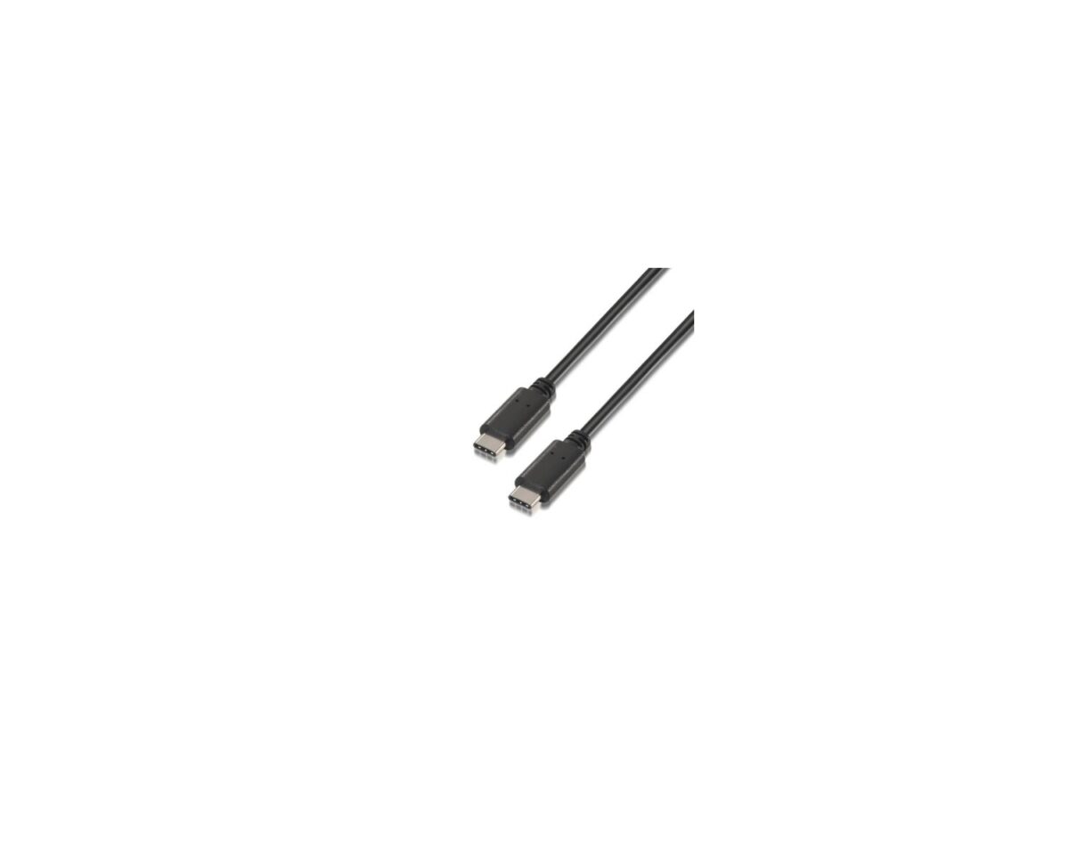 Alternative view of Cable AISENS USB-C/M a USB-C/M 0.5m Negro (A107-0055)