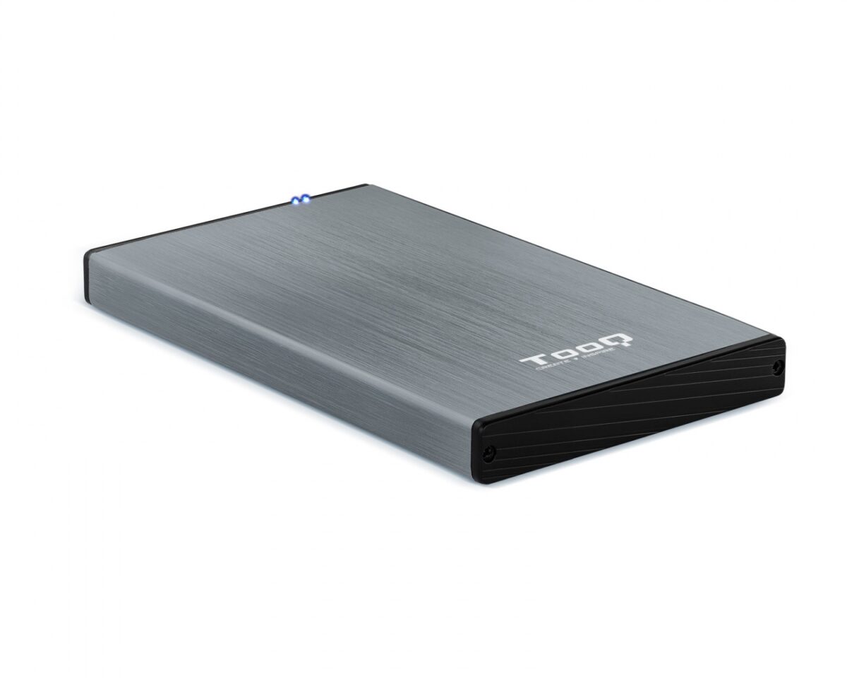 Alternative view of Caja TooQ HDD 2.5" SATA USB 3.0 Gris (TQE-2527G)