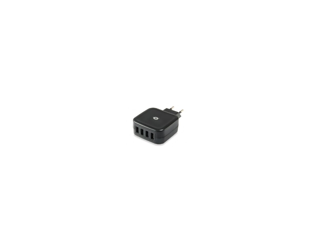 Alternative view of Cargador Pared CONCEPTRONIC 25W 4USB2 Negro (ALTHEA04B)