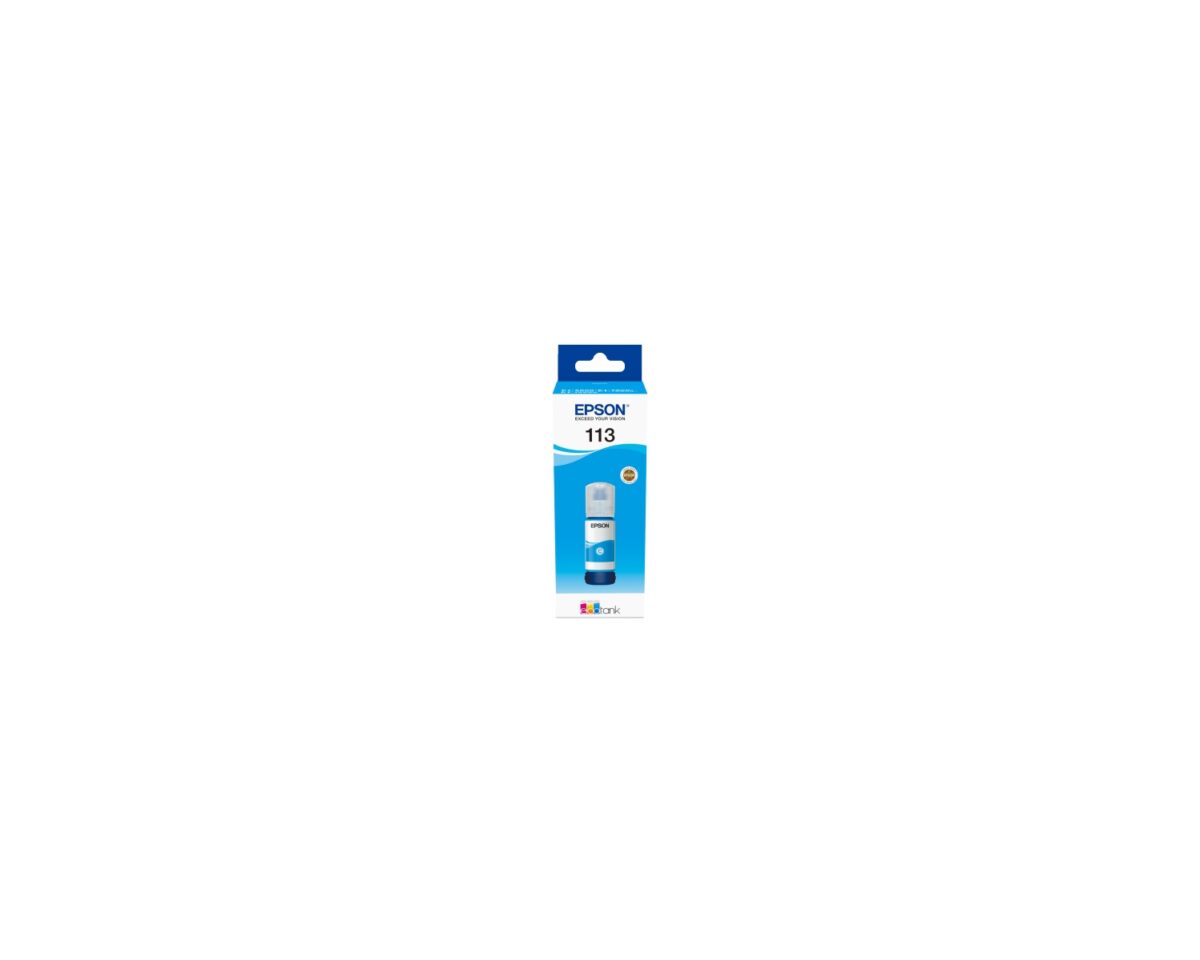Alternative view of Tinta Epson EcoTank 113 Cian 70ml (C13T06B240)