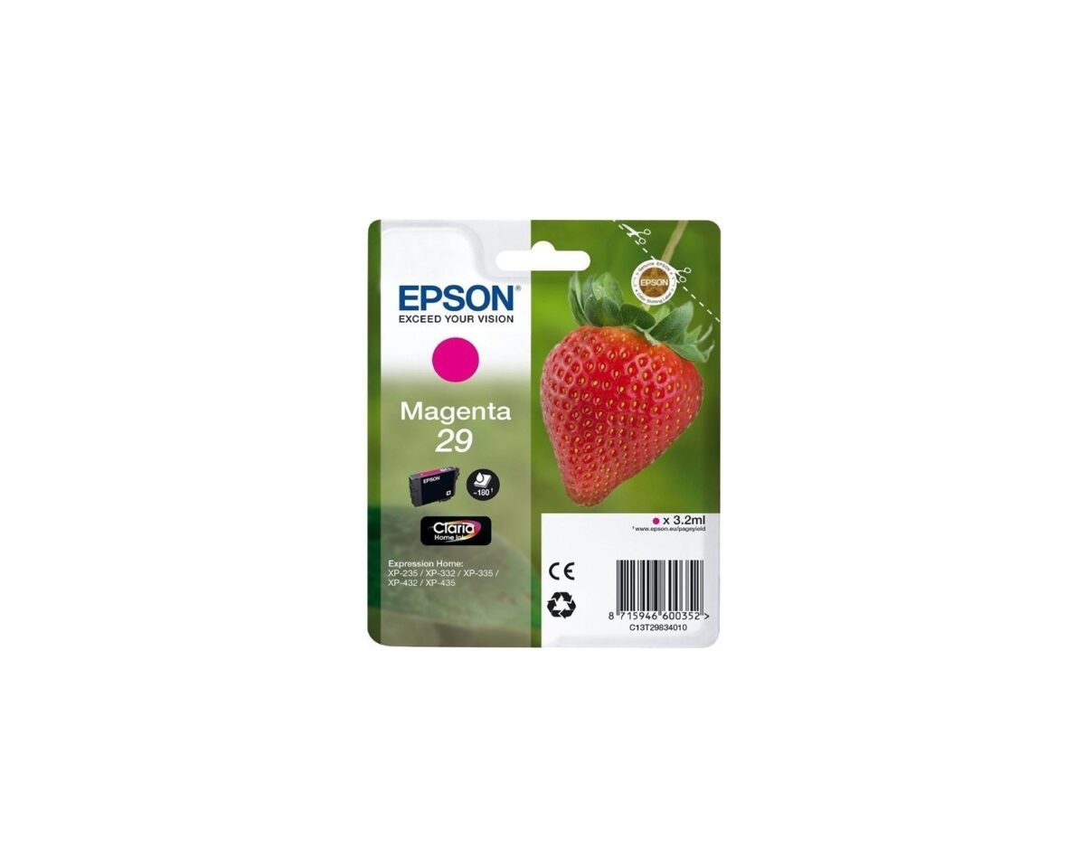 Alternative view of Tinta Epson 29 T2983 Magenta 3.2ml (C13T29834012)