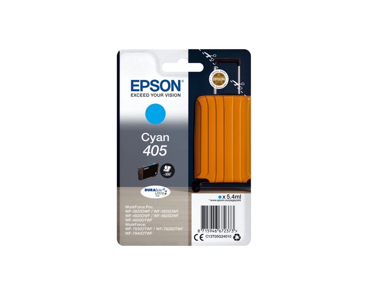 Alternative view of Tinta Epson 405 Cian 5.4ml (C13T05G24010)