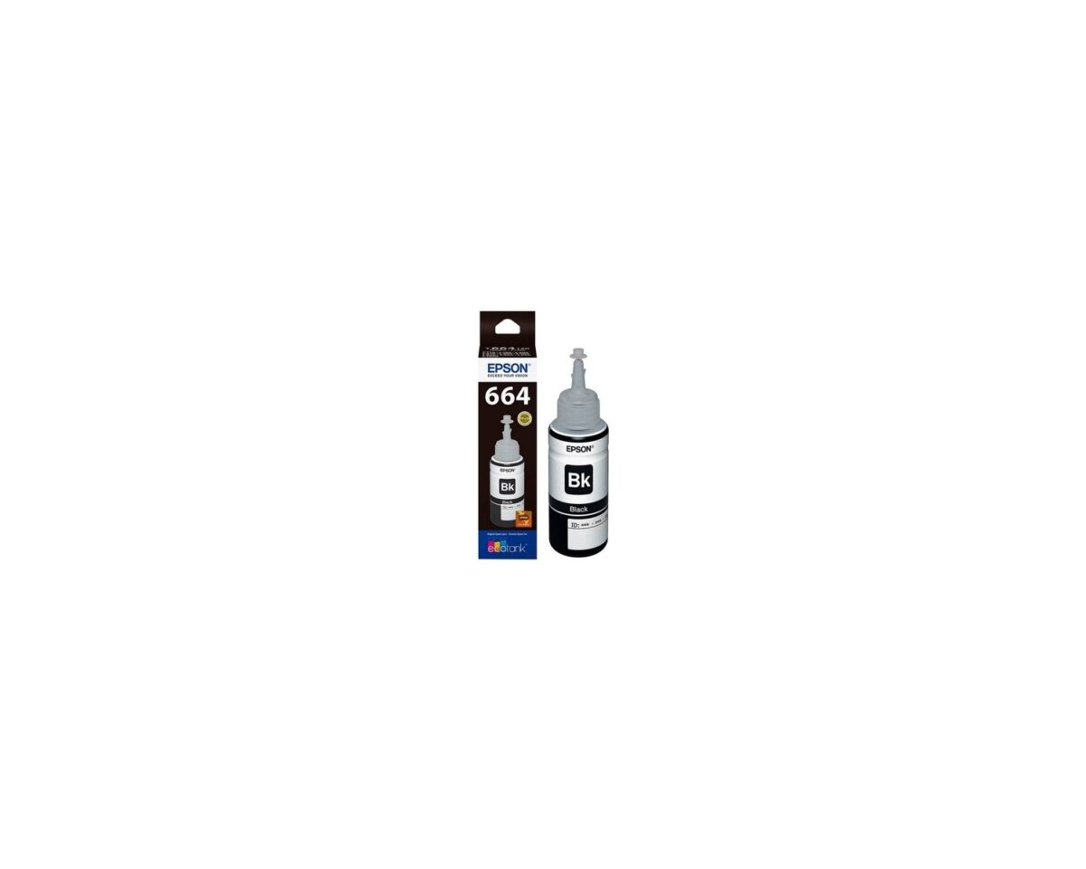 Alternative view of Botella Tinta Epson EcoTank 664 Negro 70ml (C13T664140)