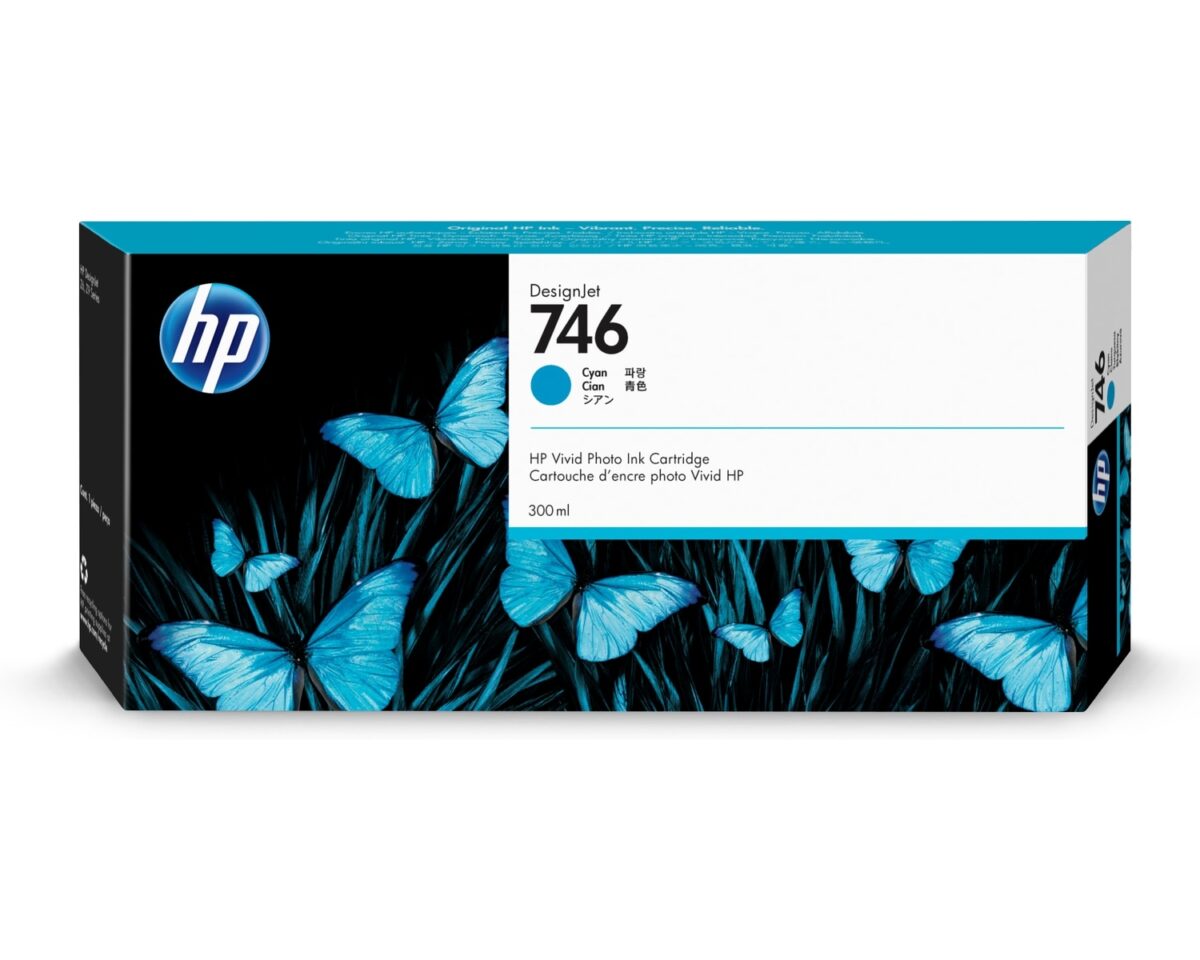 Alternative view of Tinta HP Cian 300ml (P2V80A) N746