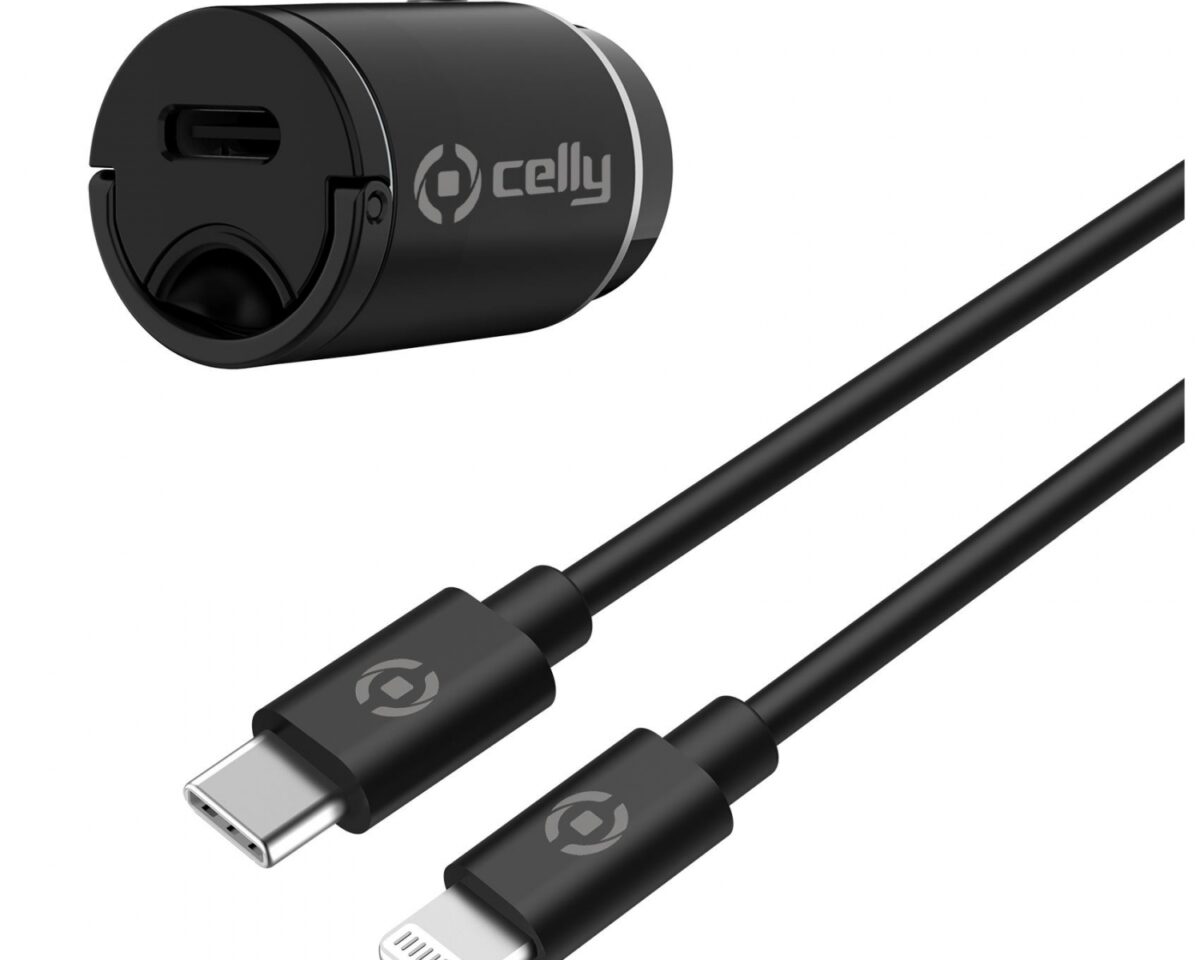 Alternative view of Cargador Coche CELLY USB-C Cable Lightning(CCMINILIGHT)