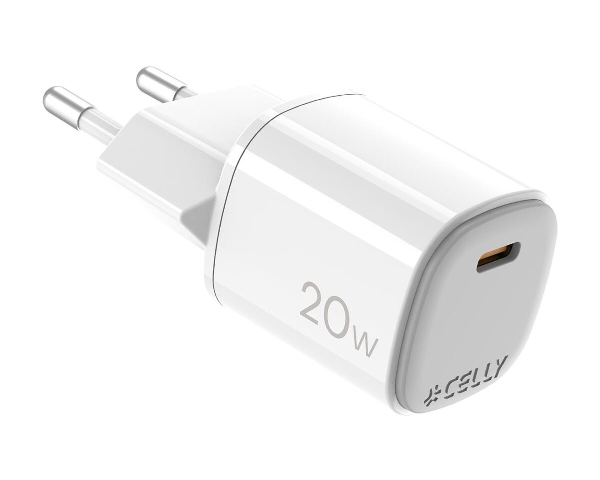 Alternative view of Cargador Pared CELLY 20W USB-C Blanco (UPTC1USBC20WWH)