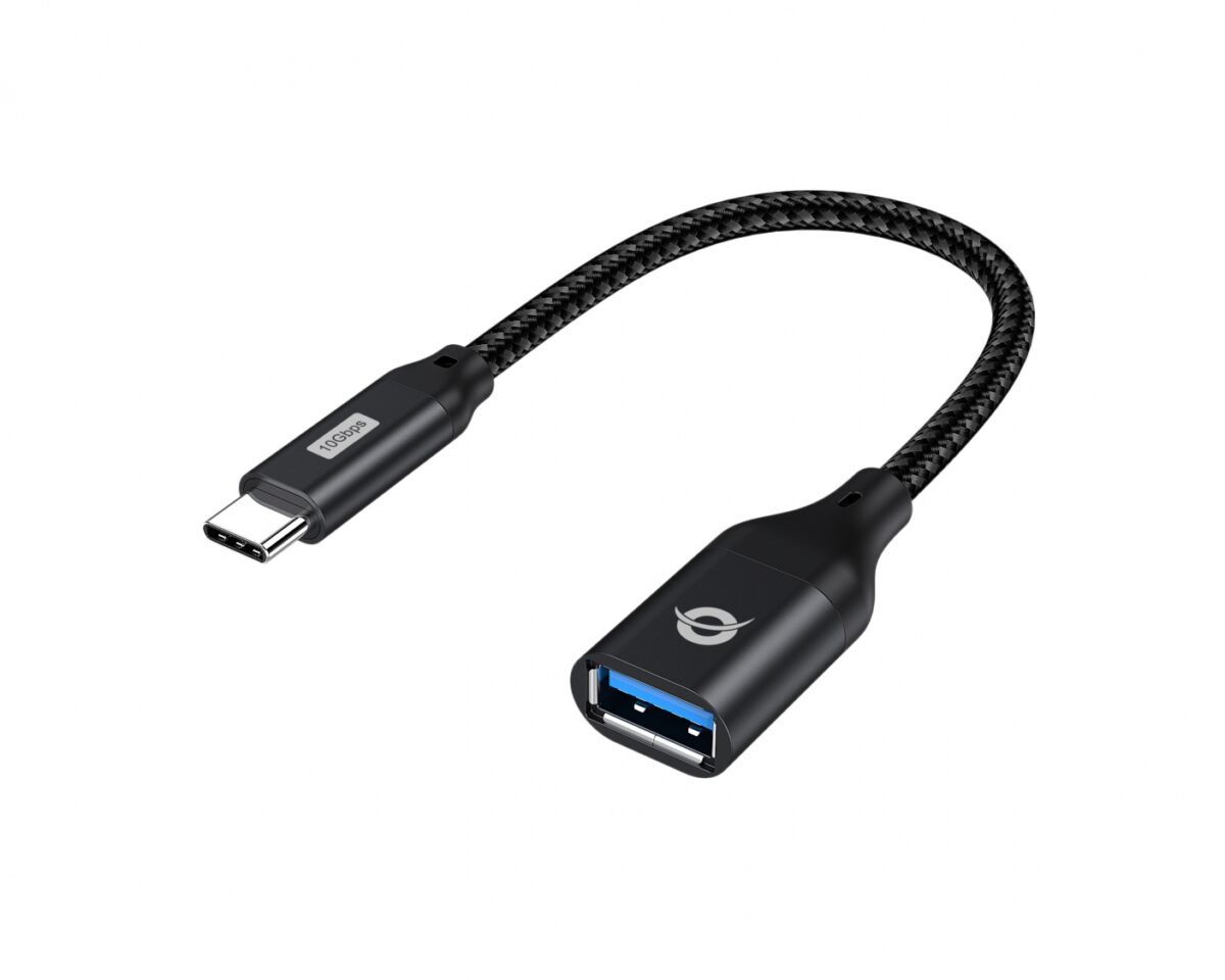 Alternative view of Adaptador CONCEPTRONIC USB-C/M a USB-A/H (ABBY18B)