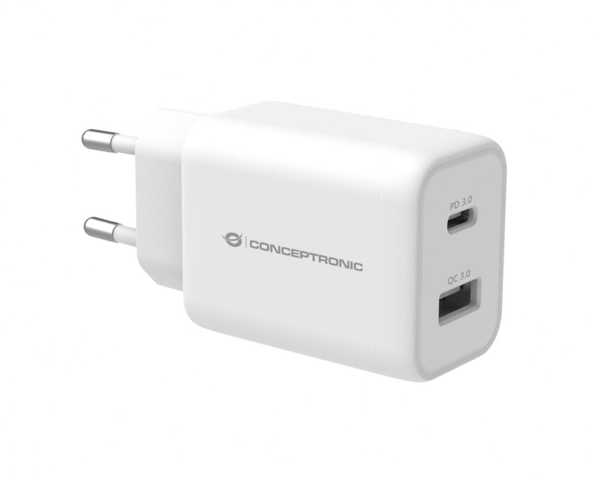 Alternative view of Cargador de Pared CONCEPTRONIC 33W USB-A/C (ALTHEA11W)