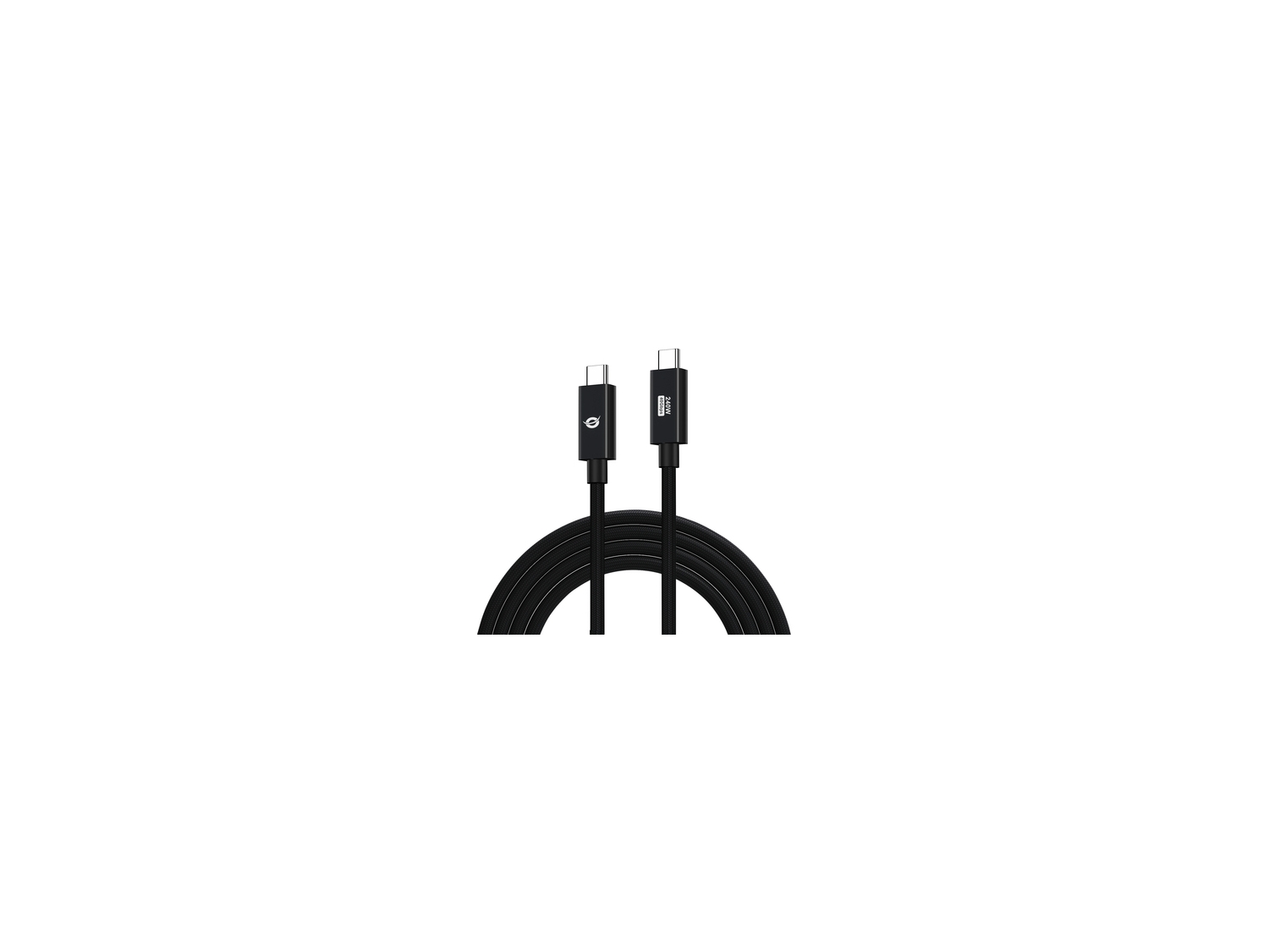 Cable CONCEPTRONIC USB-C M/M 240W 2m Negro (ETTA04B20) - Imagen 3
