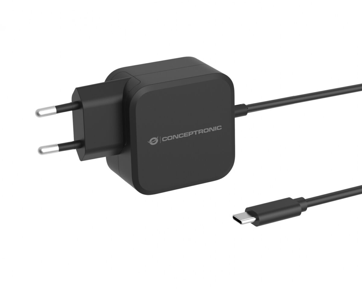 Alternative view of Cargador Pared CONCEPTRONIC 67W +Cable Usb-C (OZUL04BE)