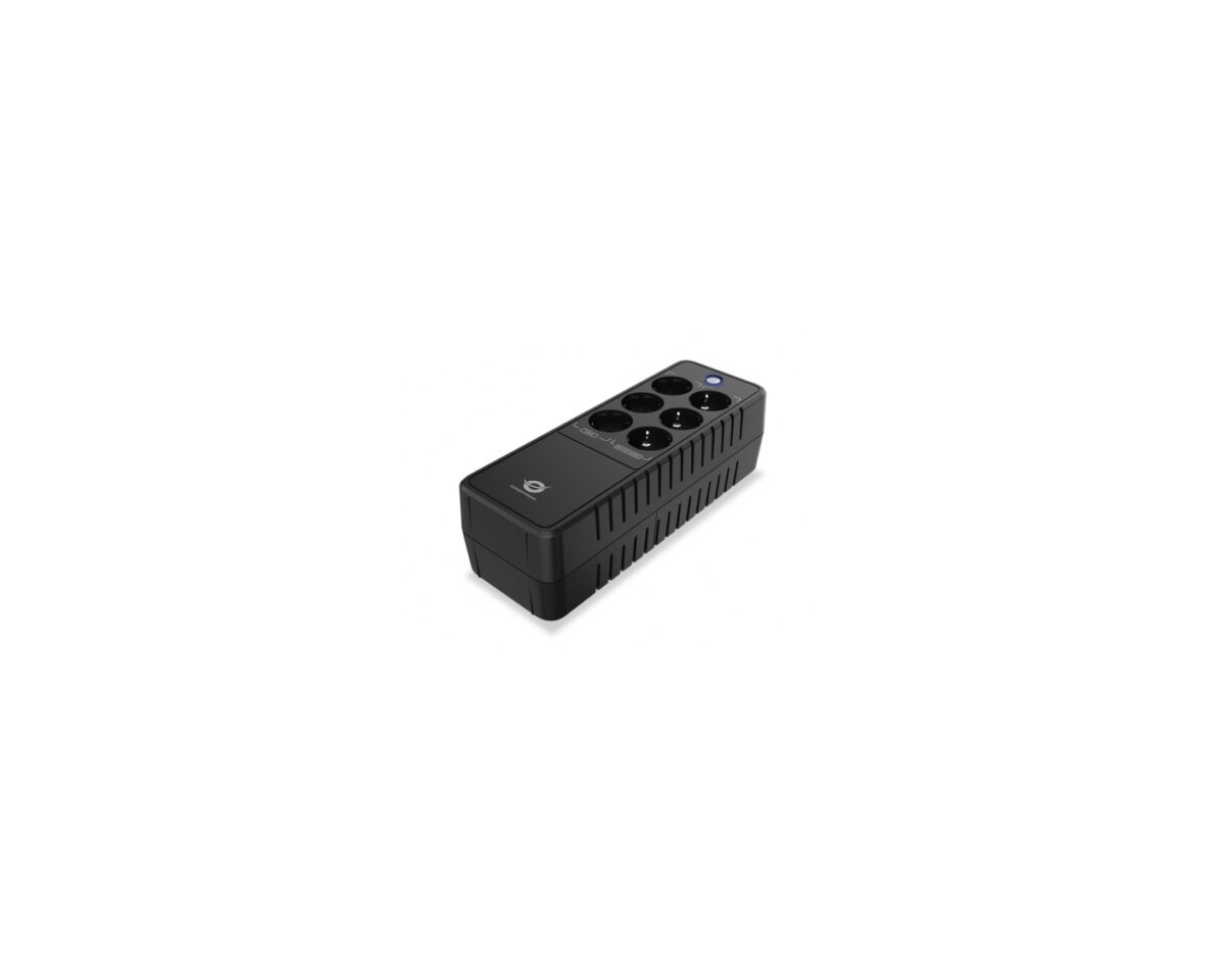 Alternative view of S.A.I. CONCEPTRONIC 650VA 360W 2xRJ45 Negra (ZEUS05E)