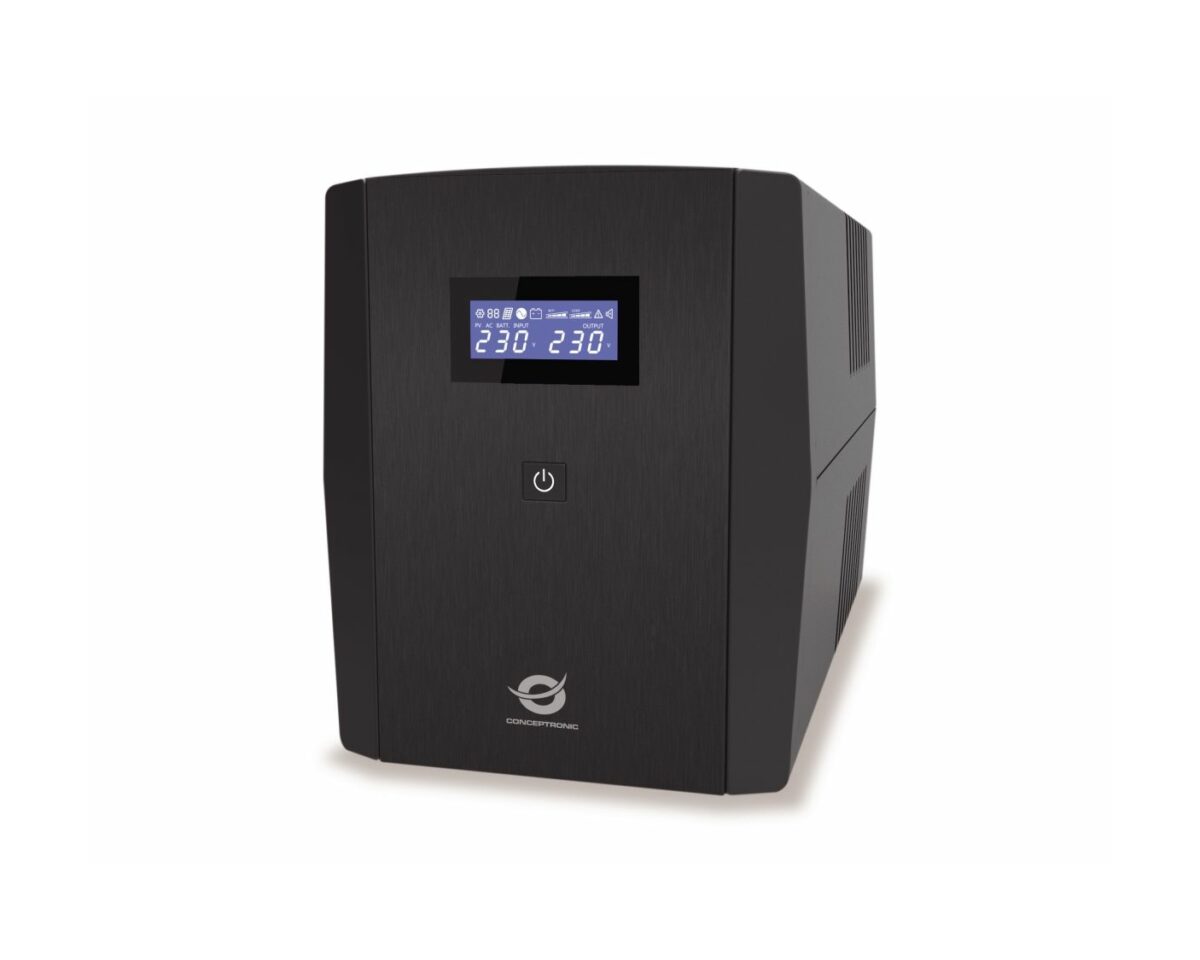 Alternative view of S.A.I. CONCEPTRONIC 1500VA 900W Negra (ZEUS08EM)