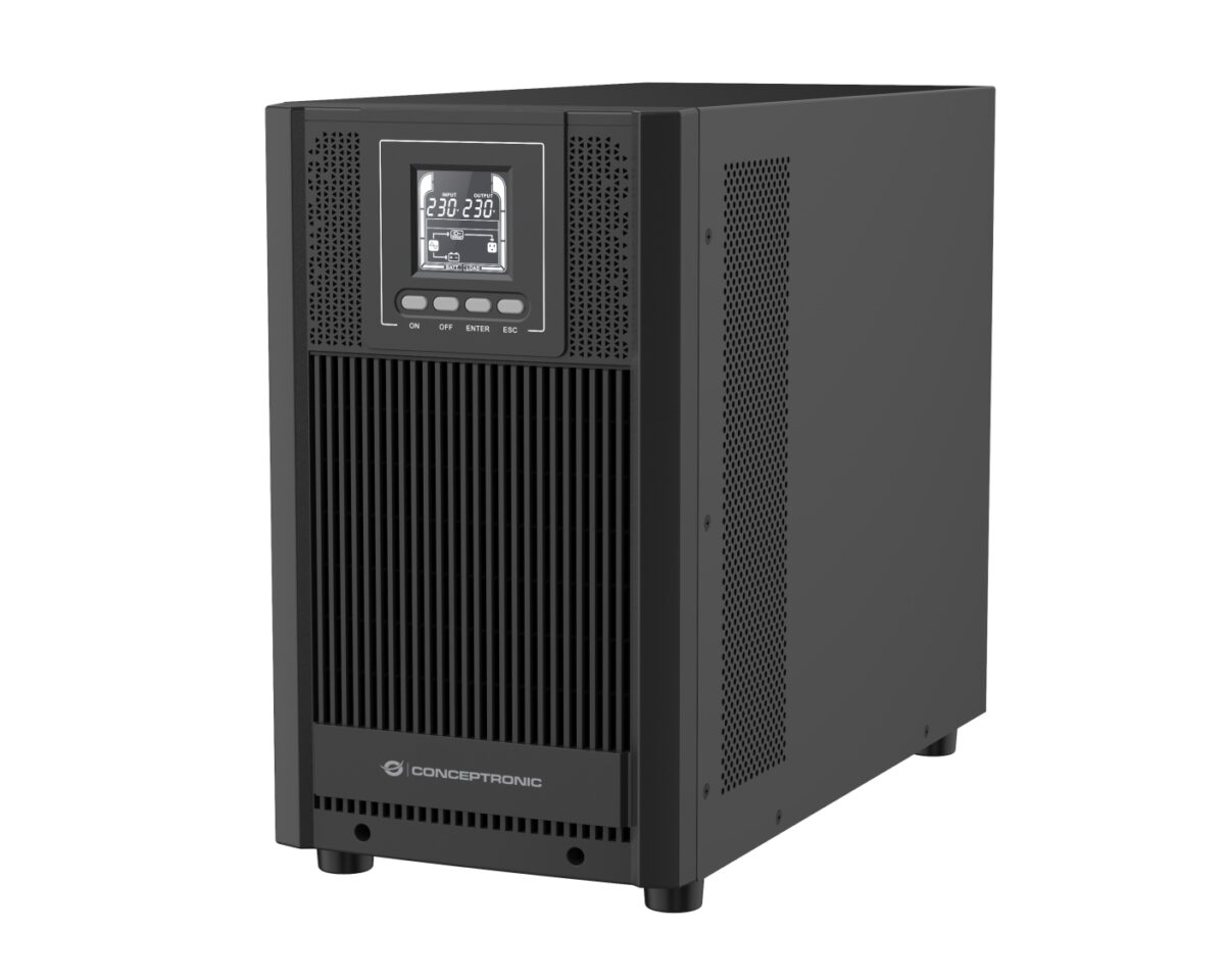 Alternative view of S.A.I. CONCEPTRONIC 3000VA 2700W Negra (ZEUS52E3K)