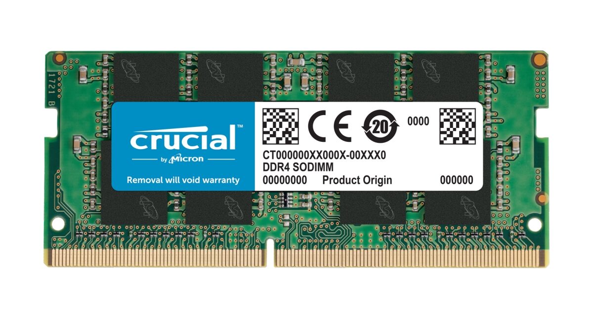 Alternative view of Módulo CRUCIAL DDR4 16Gb 3200MHz SODIMM (CT16G4SFRA32A)