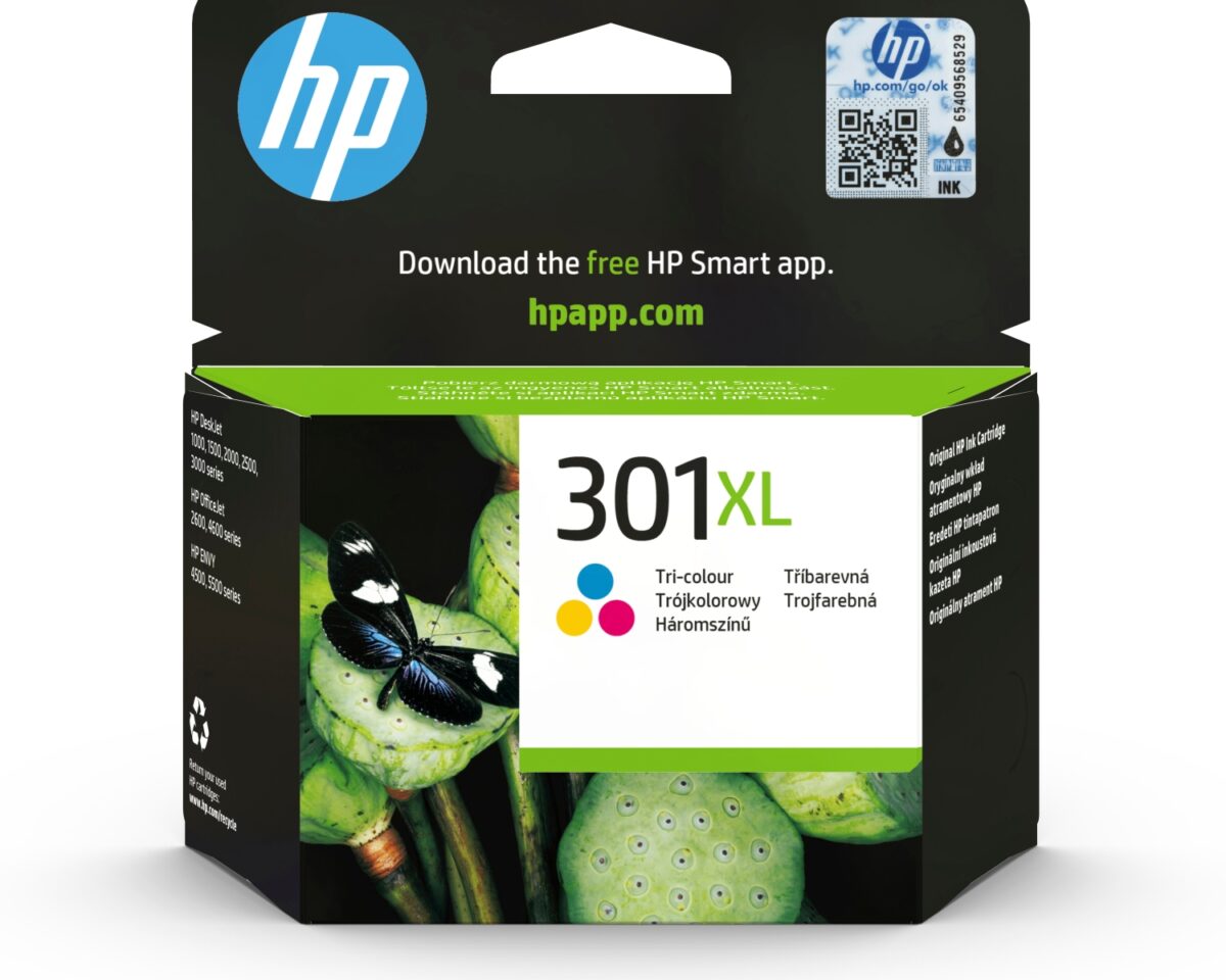 Alternative view of Tinta HP 301XL Tricolor 6ml 330 páginas (CH564EE)