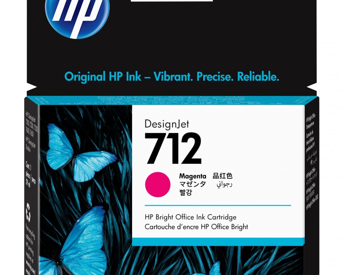 Alternative view of Tinta HP DesignJet 712 Magenta 29ml (3ED68A)