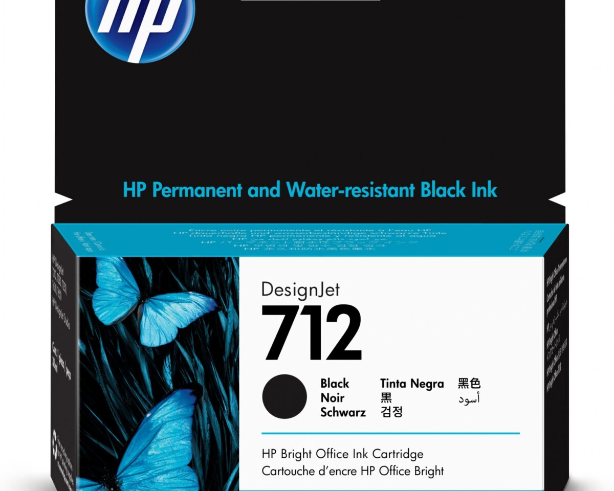 Alternative view of Tinta HP DesignJet 712 Negro 38ml (3ED70A)