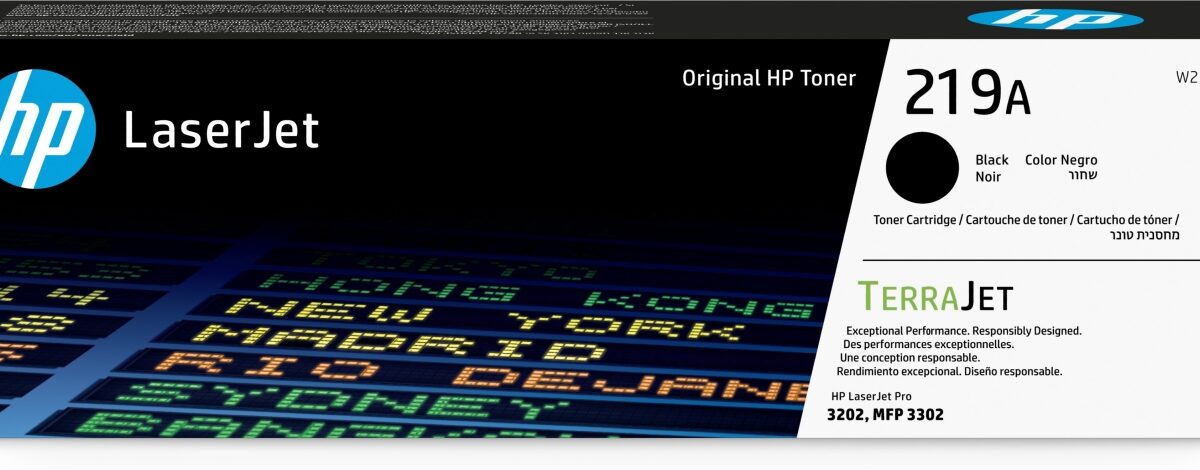 Alternative view of Toner HP LaserJet 219A Negro 1300 páginas (W2190A)