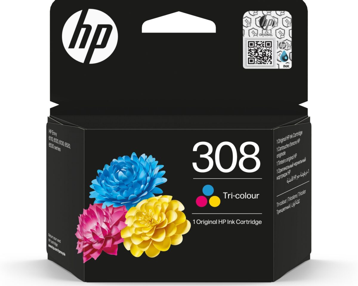Alternative view of Tinta HP 308 Tricolor Cian/Magenta/Amarillo (7FP20UE)