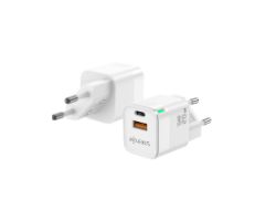 Cargador Pared AISENS Usb-C Usb-A 20W (ASCH-20W2P002-W)
