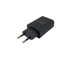 Cargador Pared Approx 2xUSB 2x12W Negro (APPUSBWALL24B)