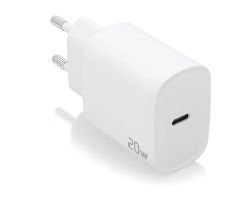Cargador de Pared AISENS 1xUSB-C 20W Blanco (A110-0752)