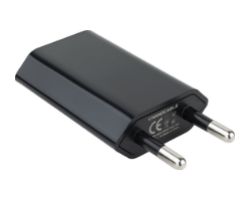 Cargador de Pared Nanocable 1xUSB-A Negro (10.10.2002)