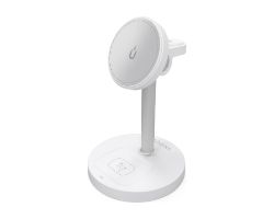 Cargador AISENS Qi Inalámbrico Blanco(ASCH-15W3WC065-W)