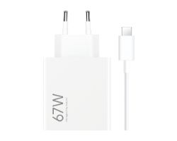 Cargador de Pared XIAOMI 67W USB-A Blanco (BHR9465EU)