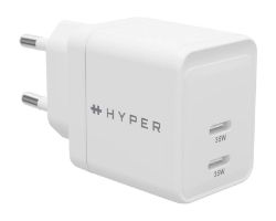 Cargador TARGUS HyperJuice 2xUSB-C 35W Blanco (HJG35EU)
