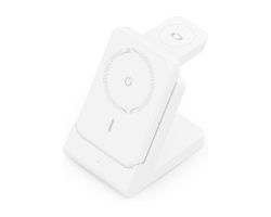 Cargador AISENS Qi Inalámbrico Blanco(ASCH-15W4WC063-W)