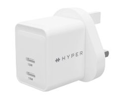Cargador TARGUS HyperJuice 2xUSB-C 35W Blanco (HJG35UK)