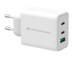 Cargador Pared CONCEPTRONIC 2Usb-C 1Usb-A (ALTHEA12W)