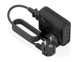 Cargador AISENS 140W 1xUSB-A 3USB-C (ASCH-140W4P056-BK)
