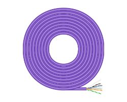 Cable AISENS RJ45 Cat.6 CCA 500m Violeta (A135-0749)