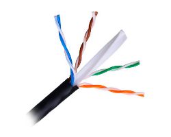 Bobina AISENS Cat.6 UTP AWG24 305m Negro (A135-0264)