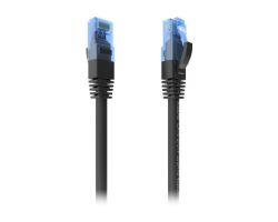 Cable AISENS RJ45 Cat.6 UTP CCA 25cm Negro (A135-0839)